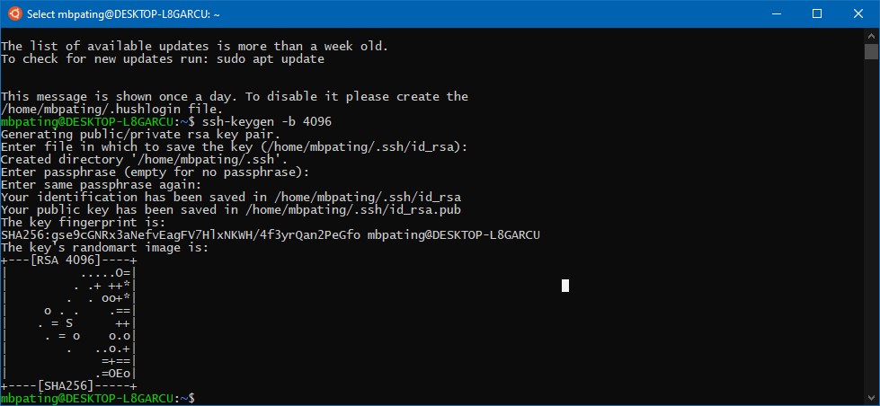 Generate SSH Key On Windows With Windows Subsystem For Linux | GridPane